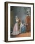 Afternoon Tea-Gabriel Jacques de Saint-Aubin-Framed Giclee Print