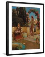 Afternoon Tea-Rudolphe Ernst-Framed Premium Giclee Print