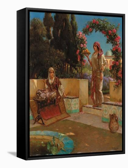 Afternoon Tea-Rudolphe Ernst-Framed Stretched Canvas