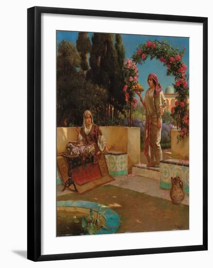 Afternoon Tea-Rudolphe Ernst-Framed Giclee Print