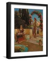 Afternoon Tea-Rudolphe Ernst-Framed Giclee Print