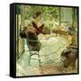 Afternoon Tea-Richard Edward Miller-Framed Stretched Canvas