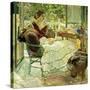 Afternoon Tea-Richard Edward Miller-Stretched Canvas