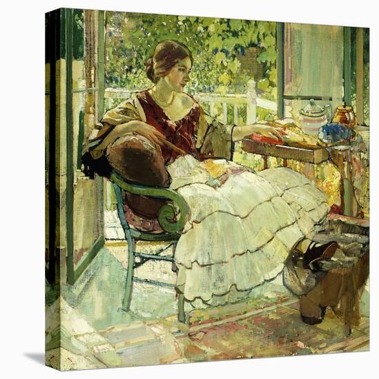 Afternoon Tea-Richard Edward Miller-Stretched Canvas