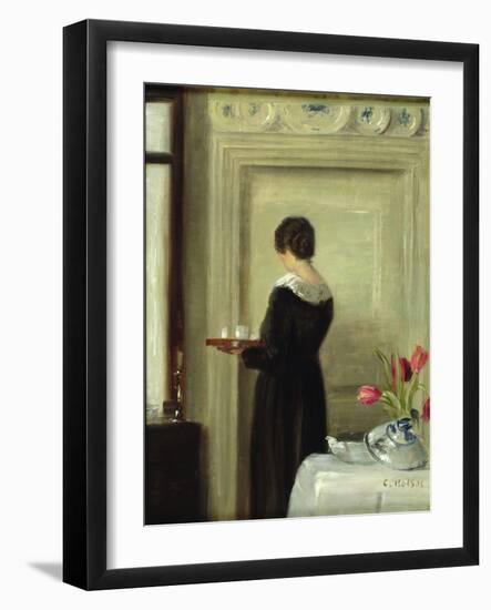 Afternoon Tea-Carl Holsoe-Framed Giclee Print