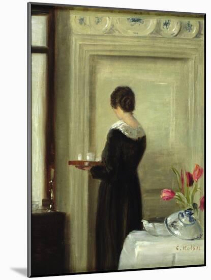 Afternoon Tea-Carl Holsoe-Mounted Giclee Print