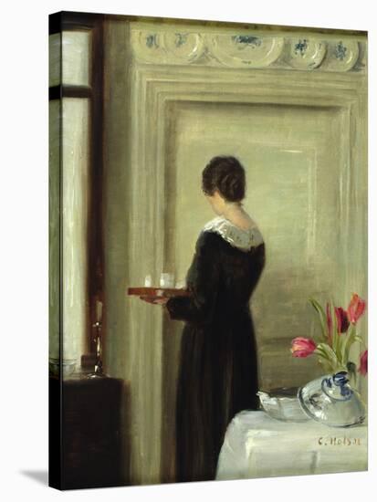 Afternoon Tea-Carl Holsoe-Stretched Canvas