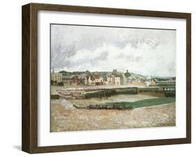 Afternoon, the Duquesne Basin at Dieppe, the Sea-Bed, 1902-Eugène Boudin-Framed Giclee Print
