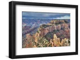 Afternoon Thunder Shower, from Cape Royal Point, North Rim-Richard Maschmeyer-Framed Photographic Print