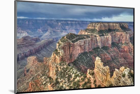 Afternoon Thunder Shower, from Cape Royal Point, North Rim-Richard Maschmeyer-Mounted Photographic Print