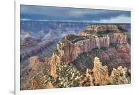 Afternoon Thunder Shower, from Cape Royal Point, North Rim-Richard Maschmeyer-Framed Photographic Print