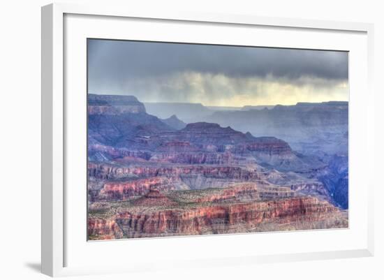 Afternoon Thunderstorm, South Rim, Grand Canyon National Park, UNESCO World Heritage Site, Arizona-Richard Maschmeyer-Framed Photographic Print