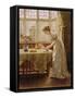 Afternoon Treat-George Goodwin Kilburne-Framed Stretched Canvas