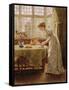 Afternoon Treat-George Goodwin Kilburne-Framed Stretched Canvas