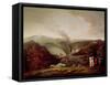 Afternoon View of Coalbrookdale, 1777-William Williams-Framed Stretched Canvas
