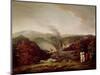 Afternoon View of Coalbrookdale, 1777-William Williams-Mounted Giclee Print