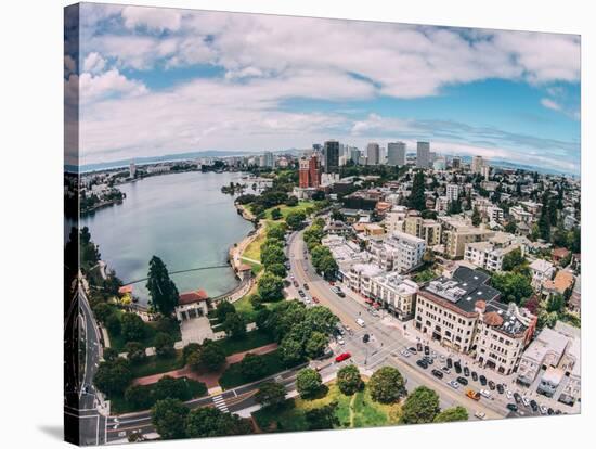 Afternoon View Over Lake Merritt, Oakland California-Vincent James-Stretched Canvas