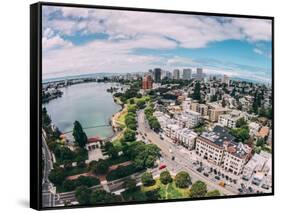Afternoon View Over Lake Merritt, Oakland California-Vincent James-Framed Stretched Canvas