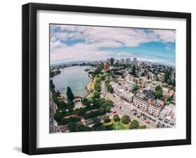 Afternoon View Over Lake Merritt, Oakland California-Vincent James-Framed Premium Photographic Print