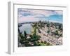 Afternoon View Over Lake Merritt, Oakland California-Vincent James-Framed Premium Photographic Print