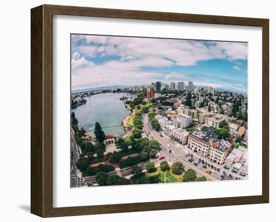 Afternoon View Over Lake Merritt, Oakland California-Vincent James-Framed Photographic Print