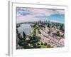 Afternoon View Over Lake Merritt, Oakland California-Vincent James-Framed Photographic Print
