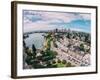 Afternoon View Over Lake Merritt, Oakland California-Vincent James-Framed Photographic Print