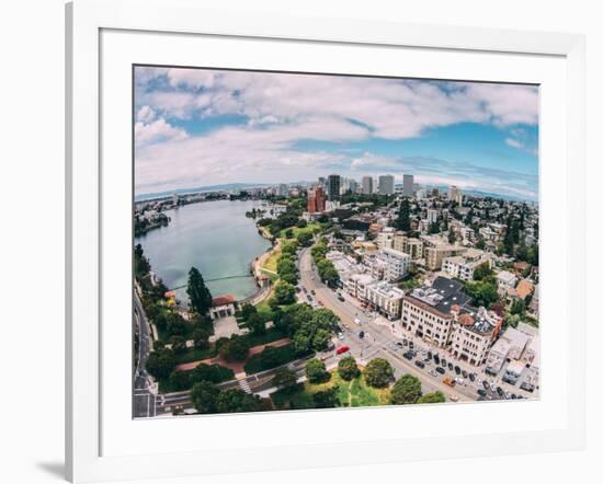 Afternoon View Over Lake Merritt, Oakland California-Vincent James-Framed Photographic Print