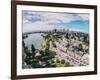 Afternoon View Over Lake Merritt, Oakland California-Vincent James-Framed Photographic Print