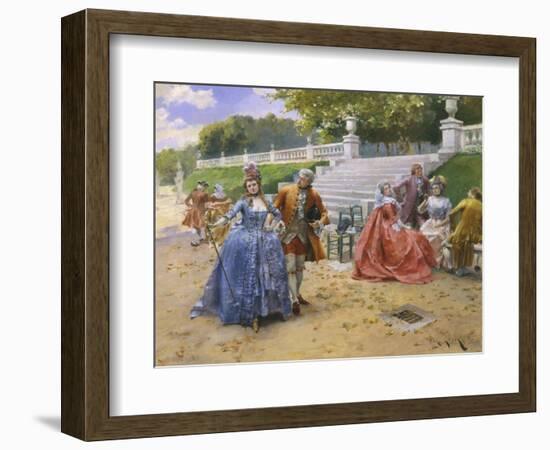 Afternoon Walk-Henri Victor Lesur-Framed Giclee Print