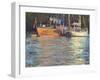 Afternoon Yacht Reflections-Jennifer Wright-Framed Giclee Print