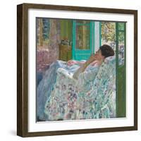 Afternoon - Yellow Room. Date/Period: 1910. Oil paintings. Oil on canvas.-Frederick Carl Frieseke-Framed Premium Giclee Print