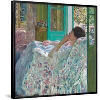 Afternoon - Yellow Room. Date/Period: 1910. Oil paintings. Oil on canvas.-Frederick Carl Frieseke-Framed Poster