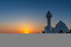 Beautiful Al Khobar Corniche Mosque Saudi Arabia.-AFZALKHAN M-Stretched Canvas