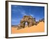 Afzgar Arch, Akakus, Sahara Desert, Fezzan, Libya, North Africa, Africa-Sergio Pitamitz-Framed Photographic Print