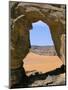 Afzgar Arch, Akakus, Sahara Desert, Fezzan, Libya, North Africa, Africa-Sergio Pitamitz-Mounted Photographic Print