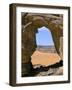 Afzgar Arch, Akakus, Sahara Desert, Fezzan, Libya, North Africa, Africa-Sergio Pitamitz-Framed Photographic Print