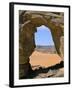 Afzgar Arch, Akakus, Sahara Desert, Fezzan, Libya, North Africa, Africa-Sergio Pitamitz-Framed Photographic Print