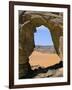 Afzgar Arch, Akakus, Sahara Desert, Fezzan, Libya, North Africa, Africa-Sergio Pitamitz-Framed Photographic Print