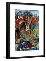 Again and Again They Returned to the Attack-James Henry Robinson-Framed Giclee Print