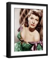 AGAINST ALL FLAGS, Maureen O'Hara, 1952-null-Framed Photo