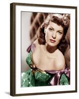 AGAINST ALL FLAGS, Maureen O'Hara, 1952-null-Framed Photo