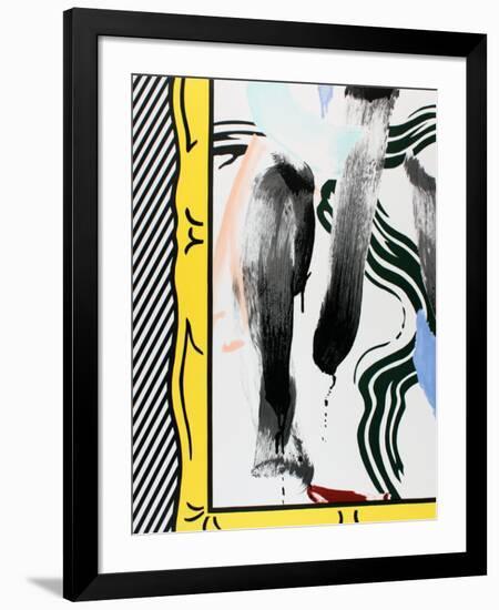Against Apartheid-Roy Lichtenstein-Framed Collectable Print