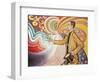 Against the Enamel of Background Rhythmic with Beats and Angels-Paul Signac-Framed Giclee Print