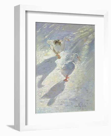 Against the Slope-Timothy Easton-Framed Giclee Print