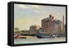 Against the Tide, Rotherhithe, 1992-Trevor Chamberlain-Framed Stretched Canvas
