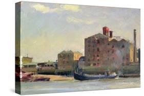 Against the Tide, Rotherhithe, 1992-Trevor Chamberlain-Stretched Canvas