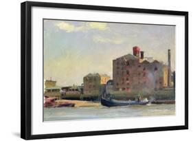 Against the Tide, Rotherhithe, 1992-Trevor Chamberlain-Framed Giclee Print