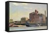 Against the Tide, Rotherhithe, 1992-Trevor Chamberlain-Framed Stretched Canvas