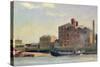 Against the Tide, Rotherhithe, 1992-Trevor Chamberlain-Stretched Canvas